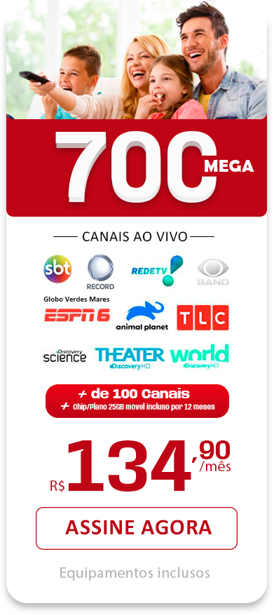 Imagem do Plano de 700 mega da empresa Speedcom